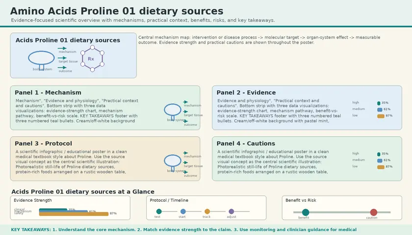 Whole-food dietary sources of Proline