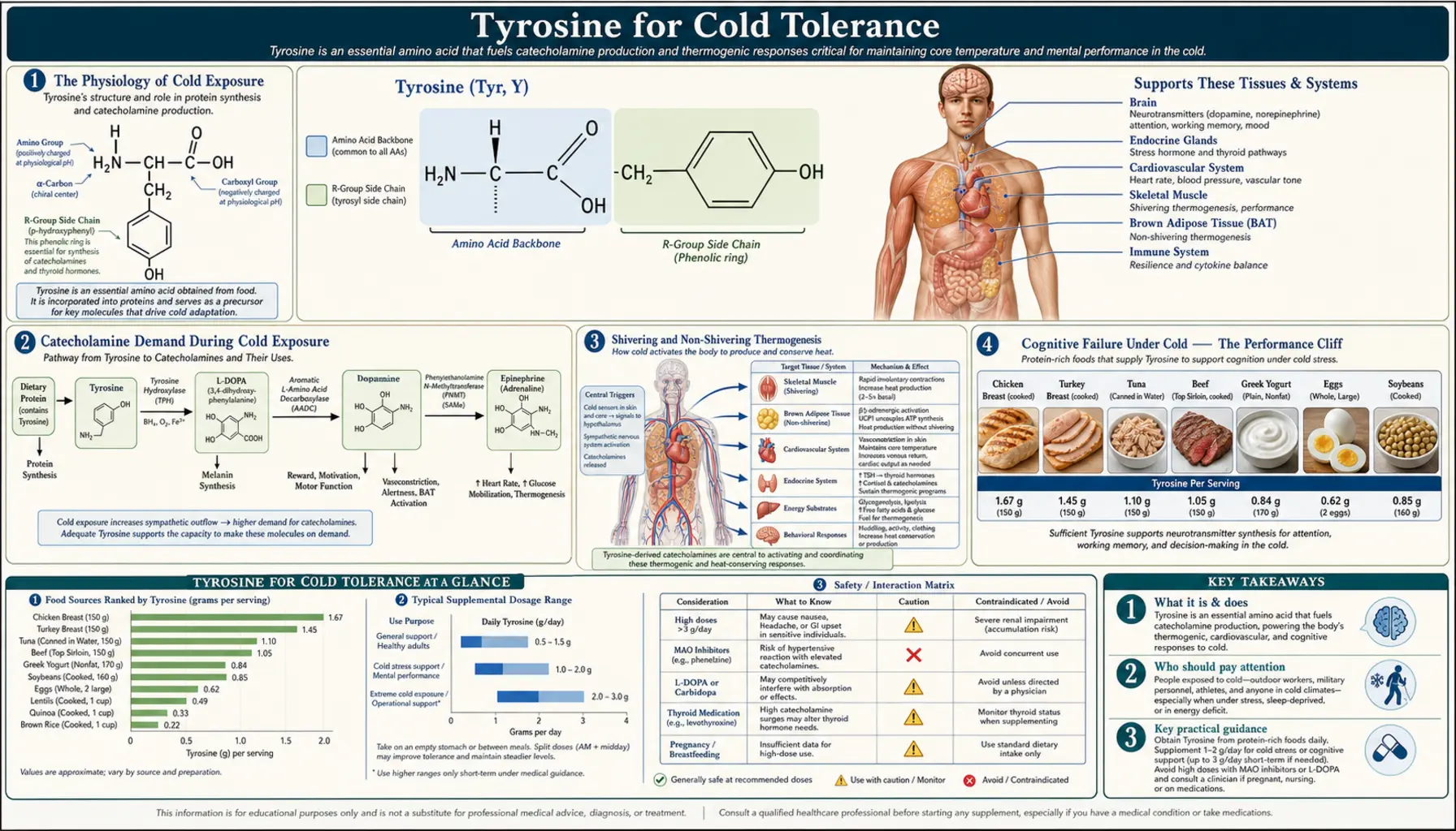 Cold Tolerance — scientific infographic poster