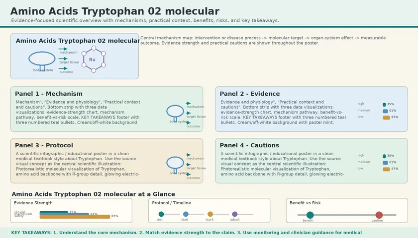 Molecular structure of Tryptophan