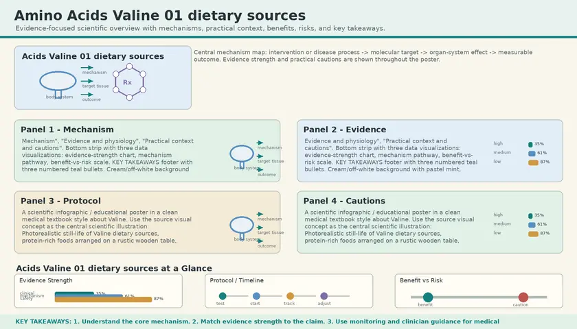 Whole-food dietary sources of Valine