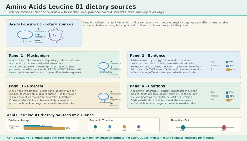 Whole-food dietary sources of Leucine