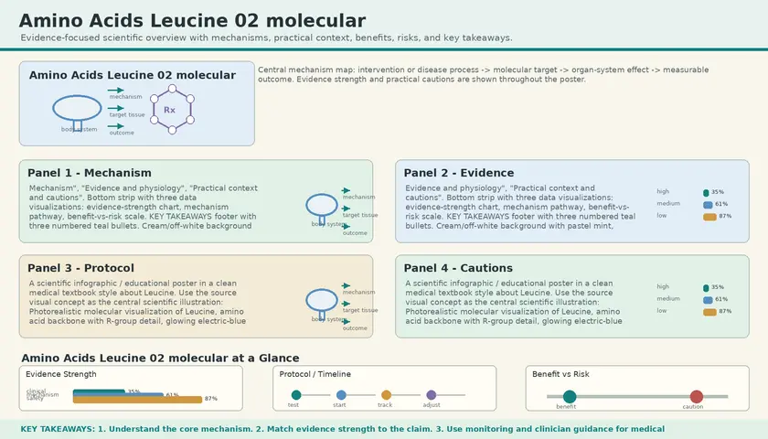 Molecular structure of Leucine