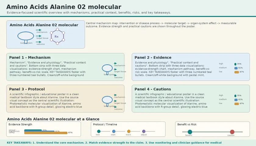 Molecular structure of Alanine