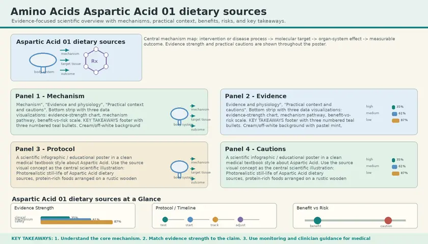 Whole-food dietary sources of Aspartic Acid