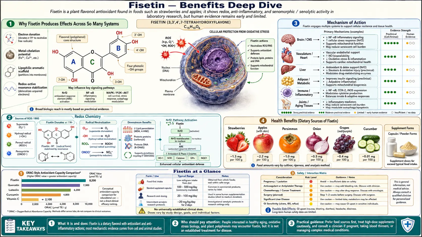 Benefits — scientific infographic poster