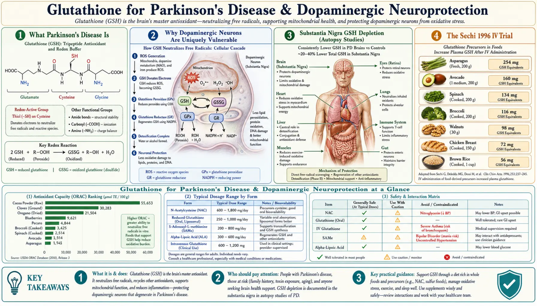 Parkinsons — scientific infographic poster