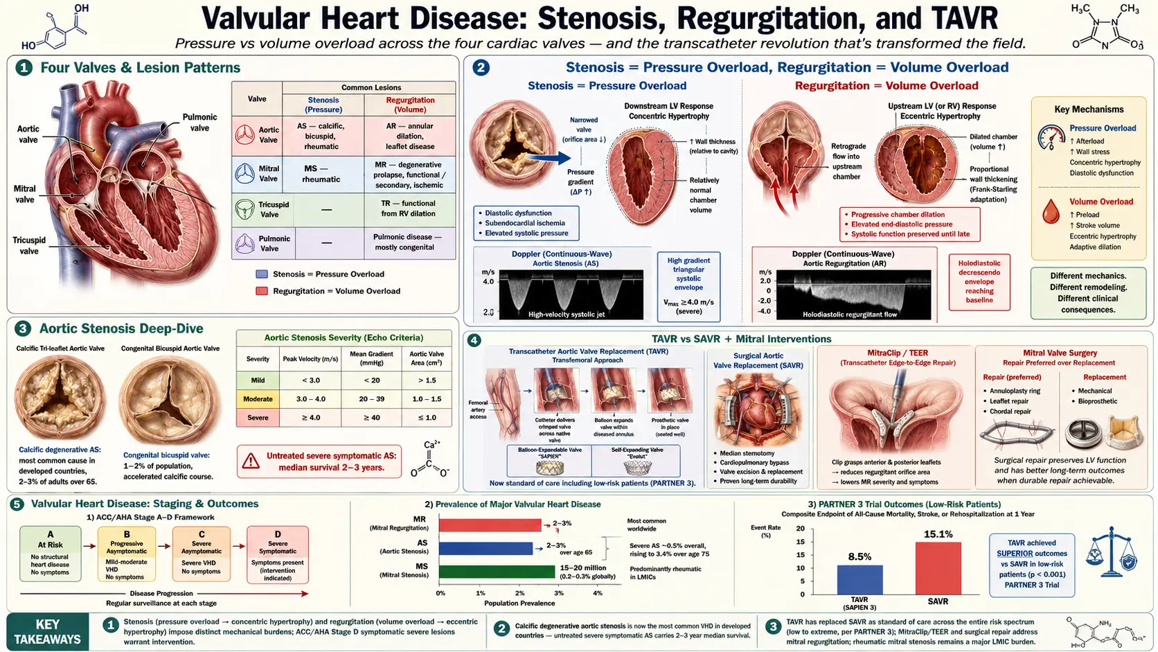 Valvular Heart Disease — scientific infographic poster
