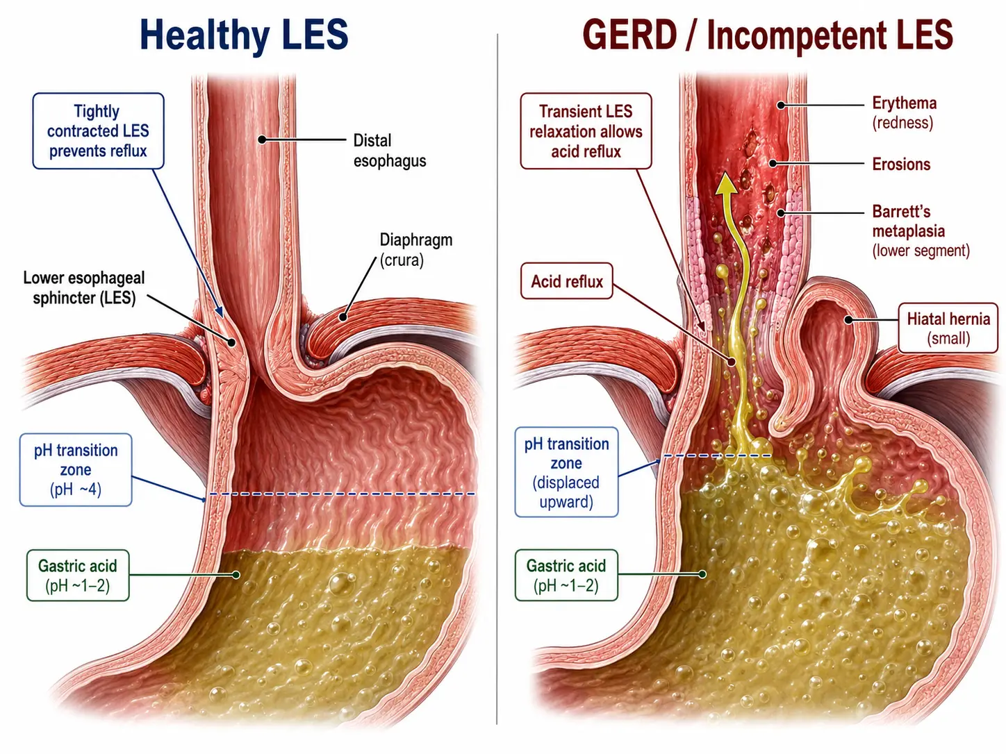 GERD LES mechanism