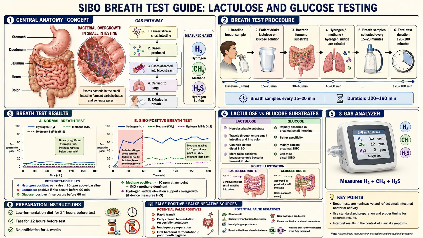 Breath Test Guide — scientific infographic poster