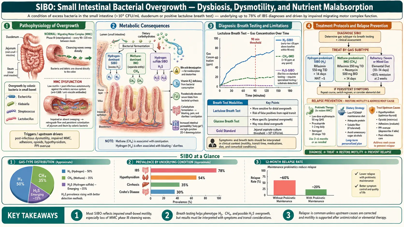 SIBO — scientific infographic poster