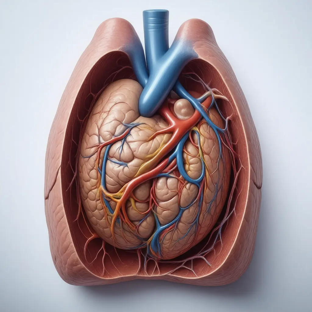 Anatomical cross-section illustrating organs affected by Oncology