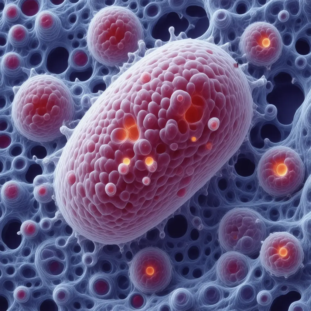 Microscopic view of Oncology cellular pathology
