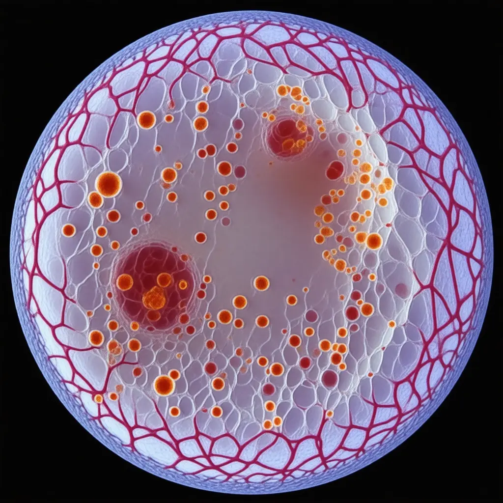 Microscopic view of Ophthalmology cellular pathology