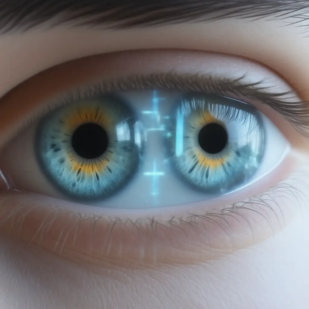 Medical visualization of Ophthalmology clinical presentation