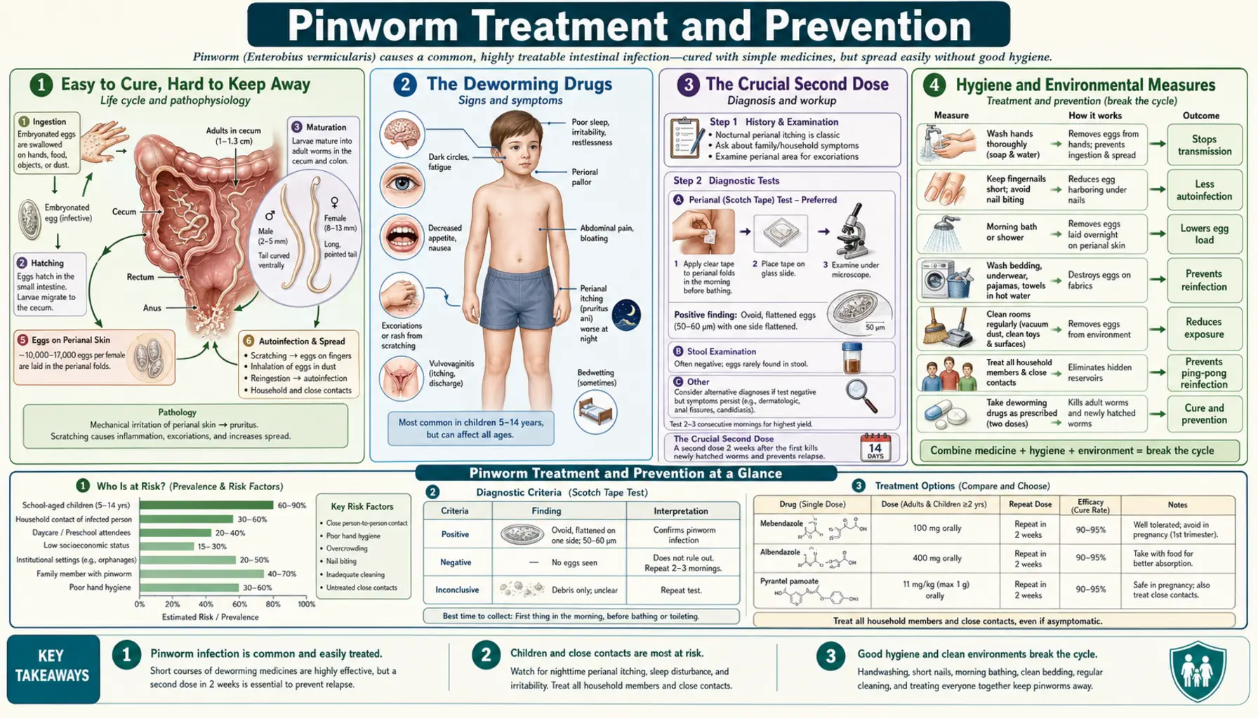 Treatments — scientific infographic poster