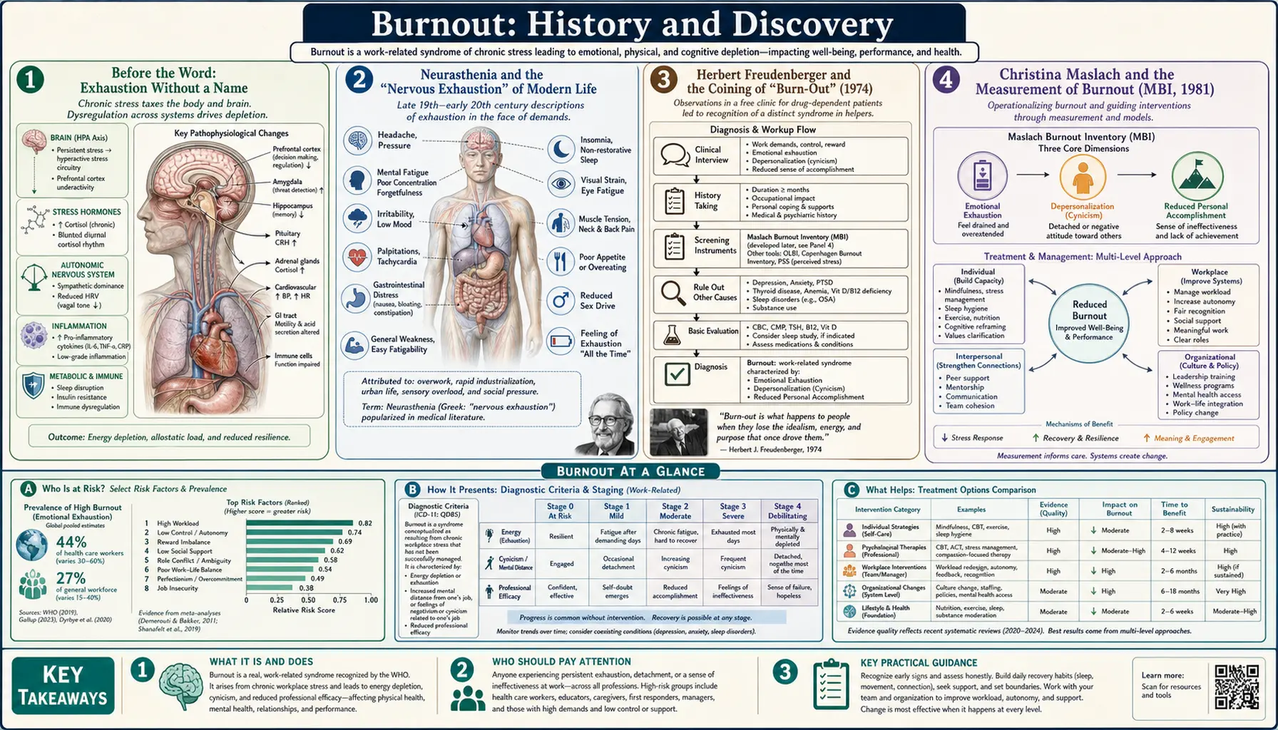 History — scientific infographic poster