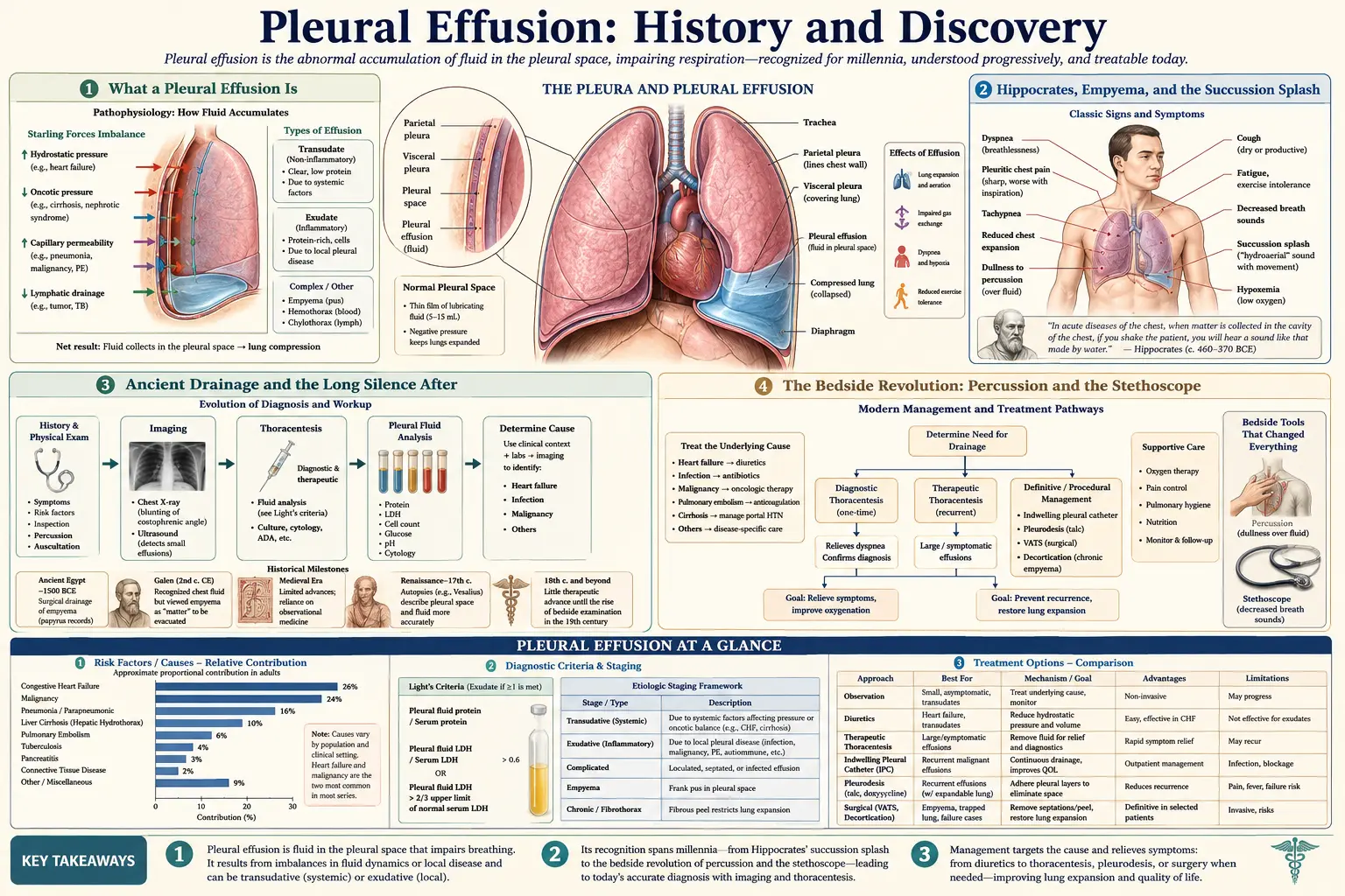 History — scientific infographic poster