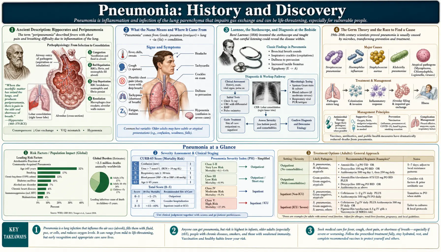 History — scientific infographic poster