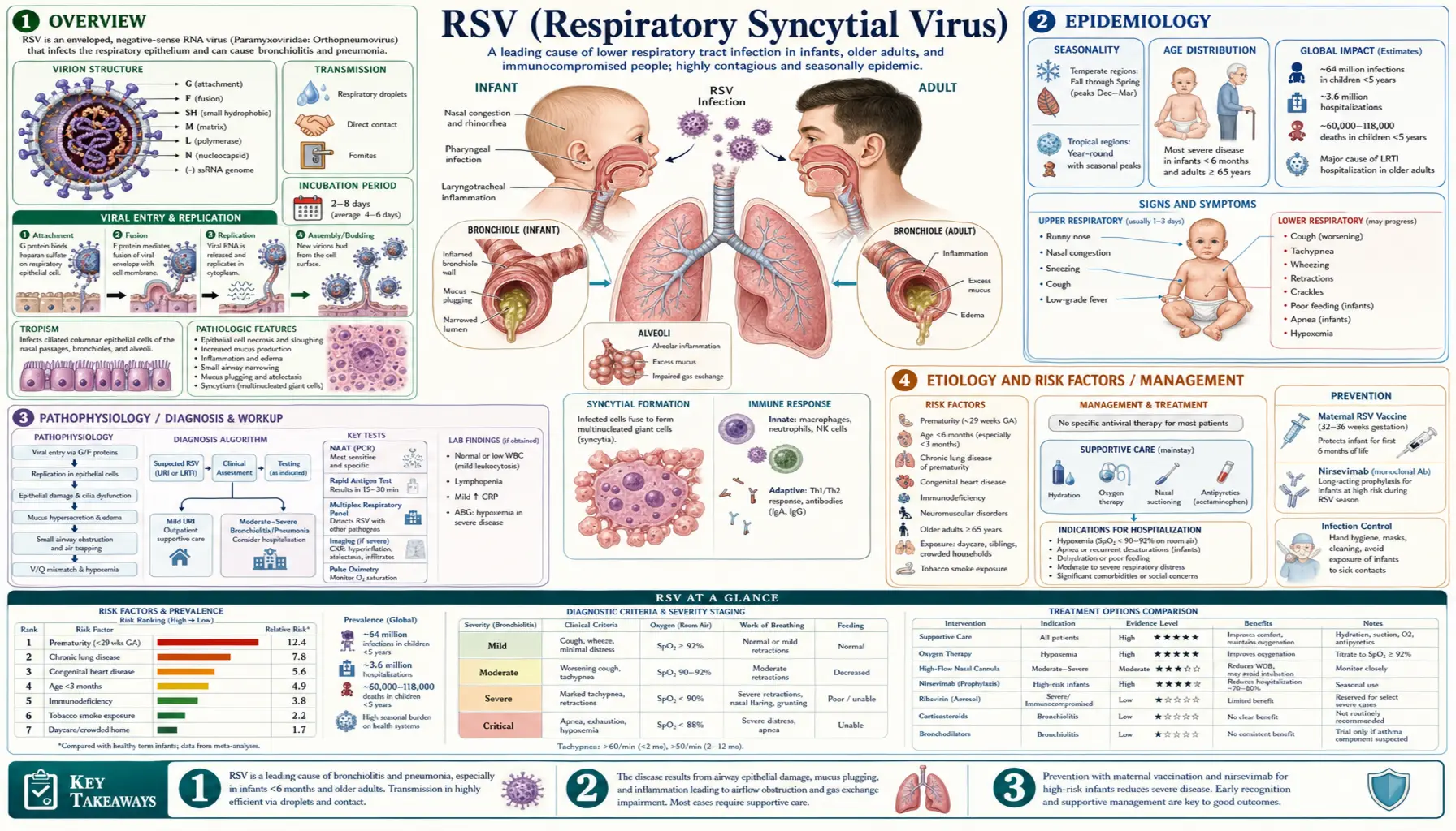 RSV — scientific infographic poster