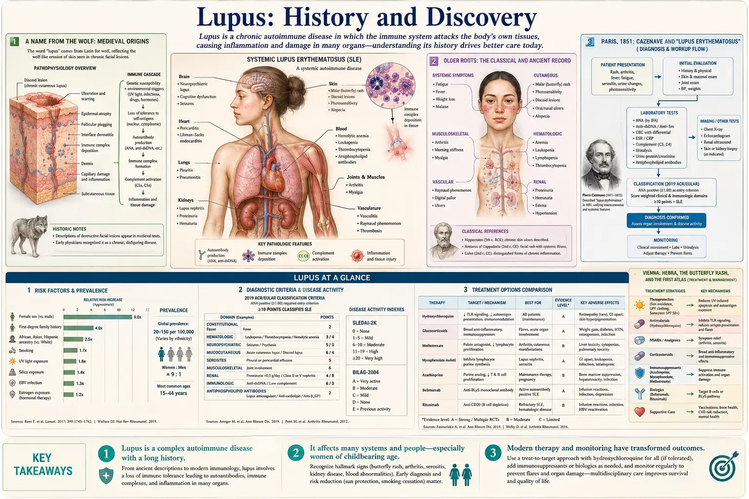 History — scientific infographic poster