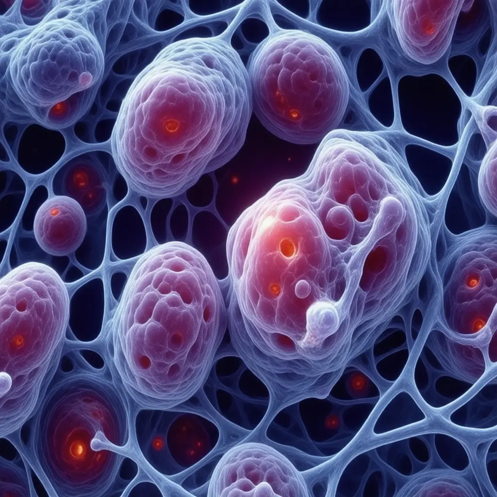 Microscopic view of Chronic Diarrhea cellular pathology