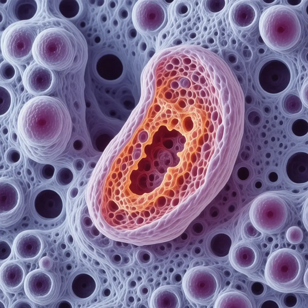 Microscopic view of Pale Stool cellular pathology