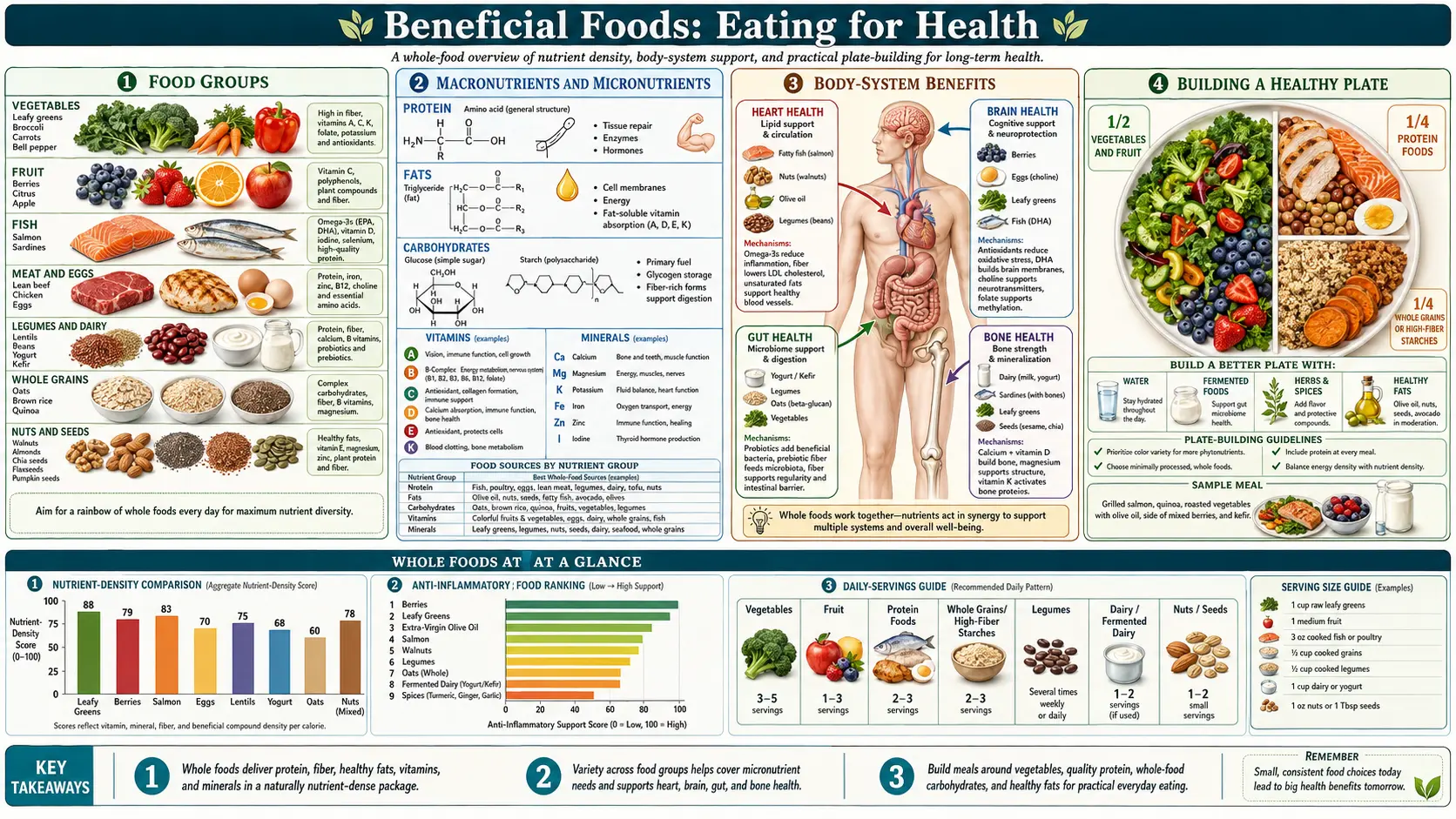 Food — scientific infographic poster