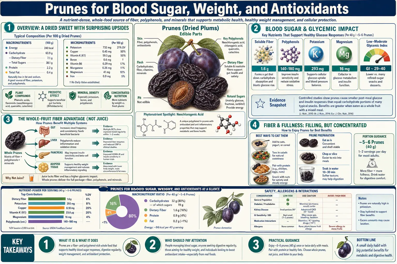 Blood Sugar Weight and Antioxidants — scientific infographic poster