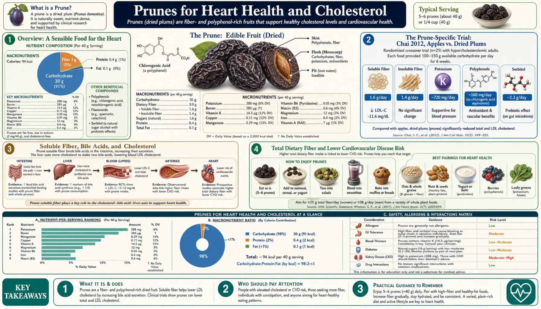 Heart Health and Cholesterol — scientific infographic poster