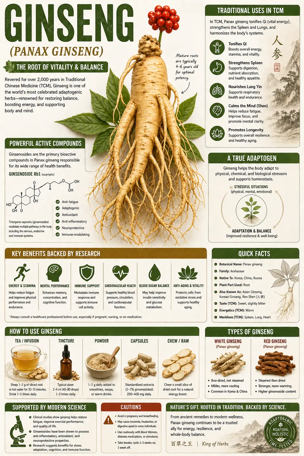 Ginseng (Panax ginseng)