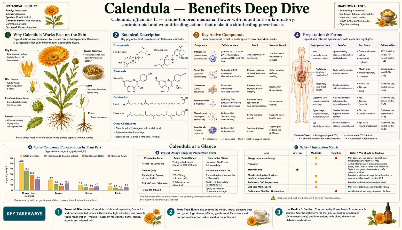 Benefits — scientific infographic poster