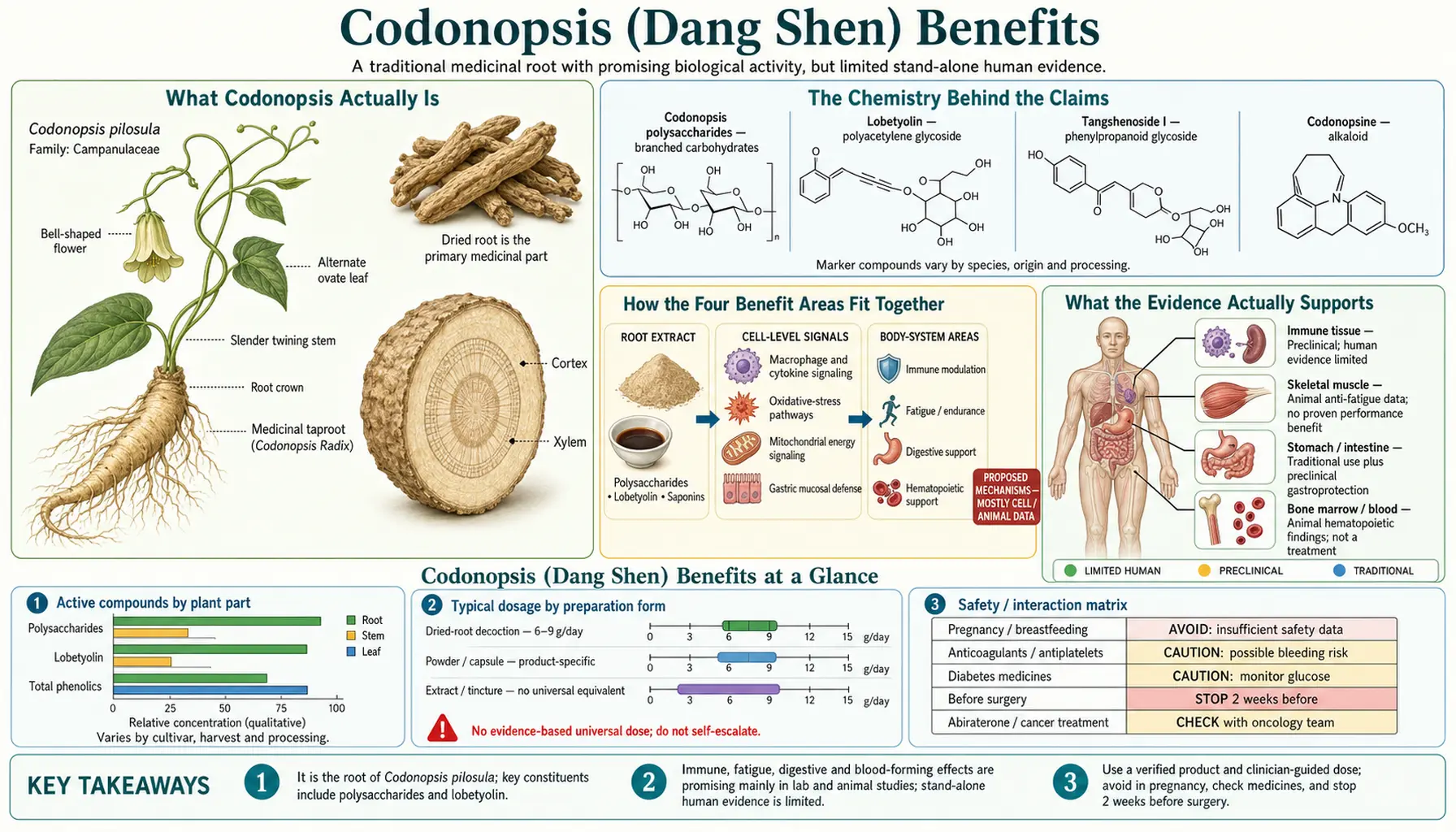 Benefits — scientific infographic poster