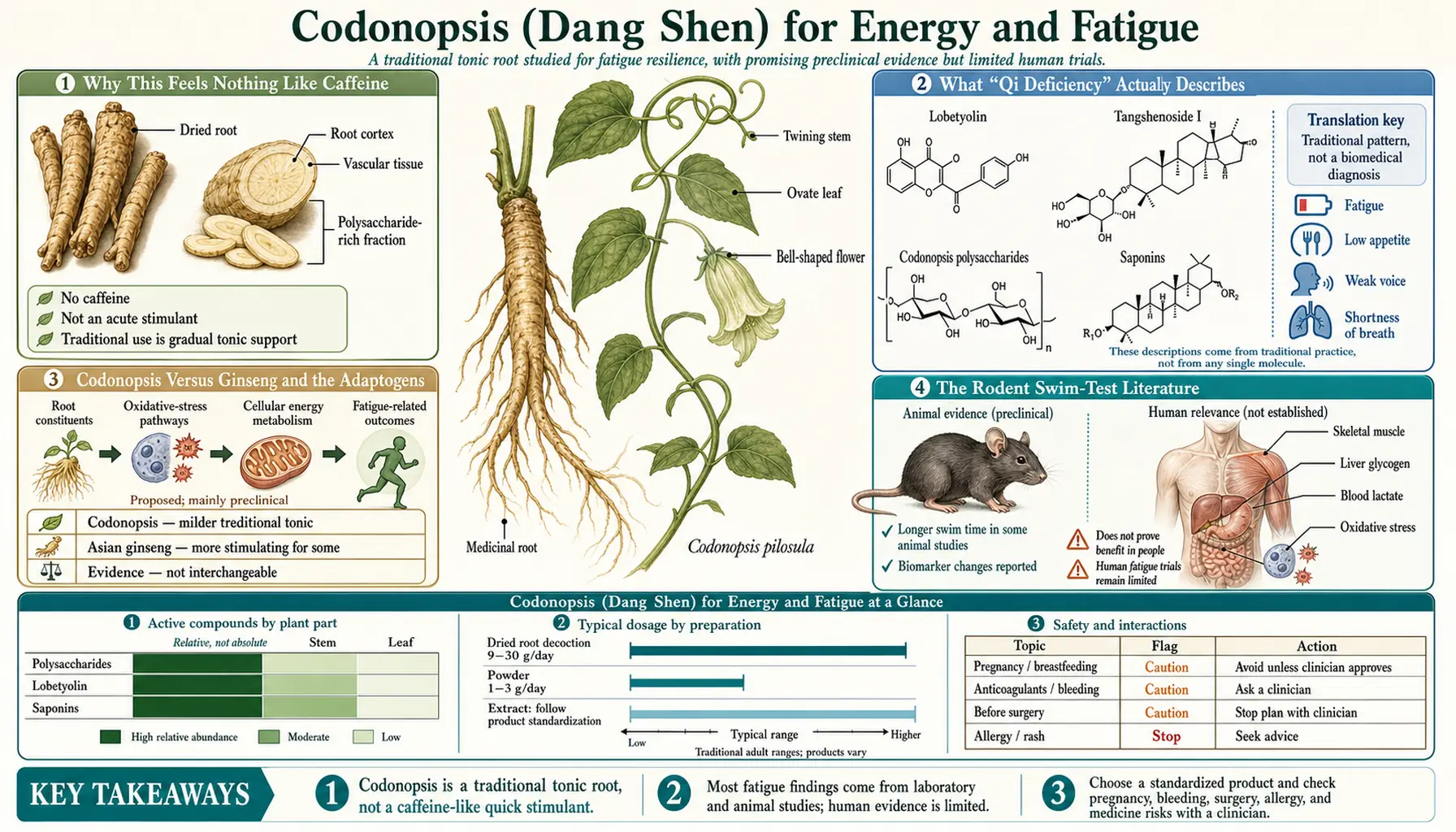 Energy and Fatigue — scientific infographic poster