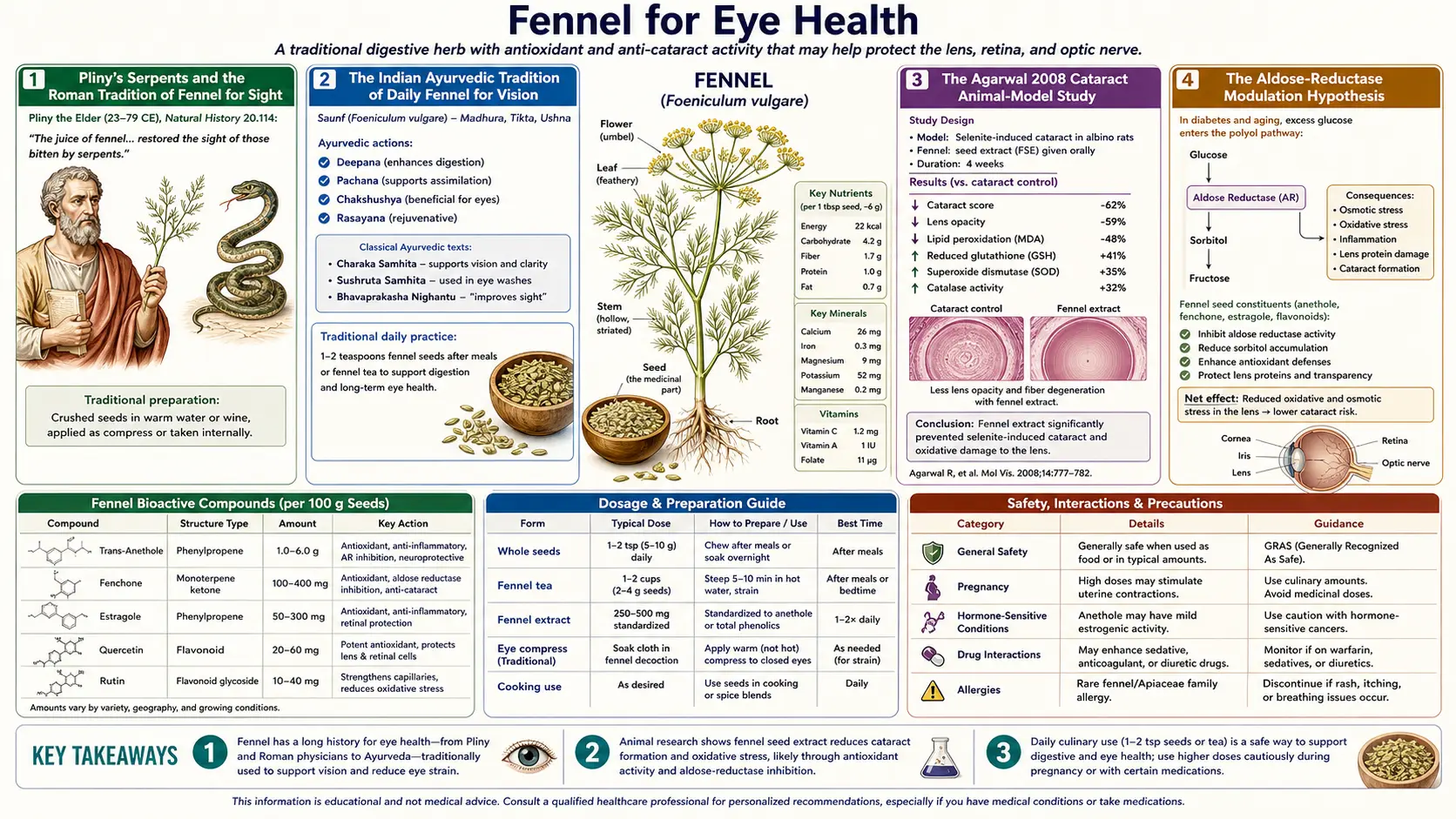 Eye Health — scientific infographic poster