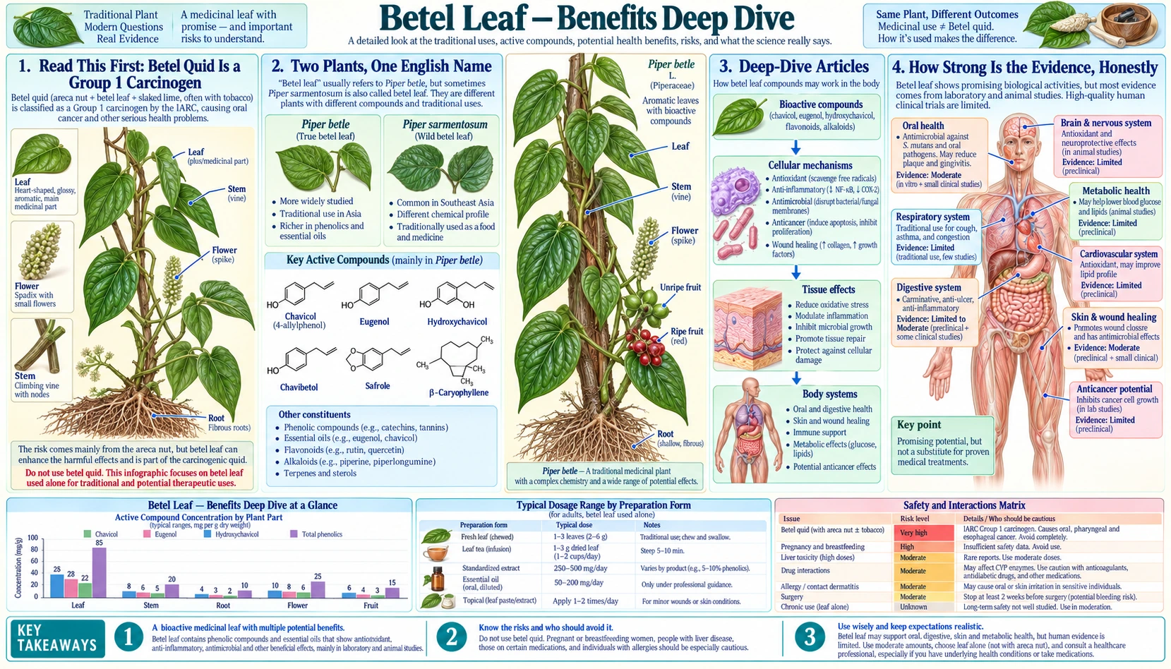 Benefits — scientific infographic poster