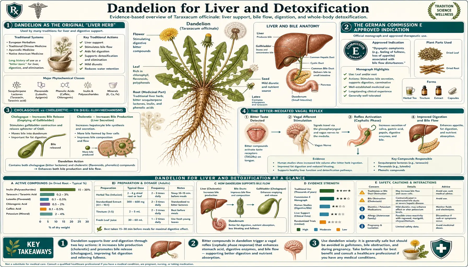 Liver and Detox — scientific infographic poster