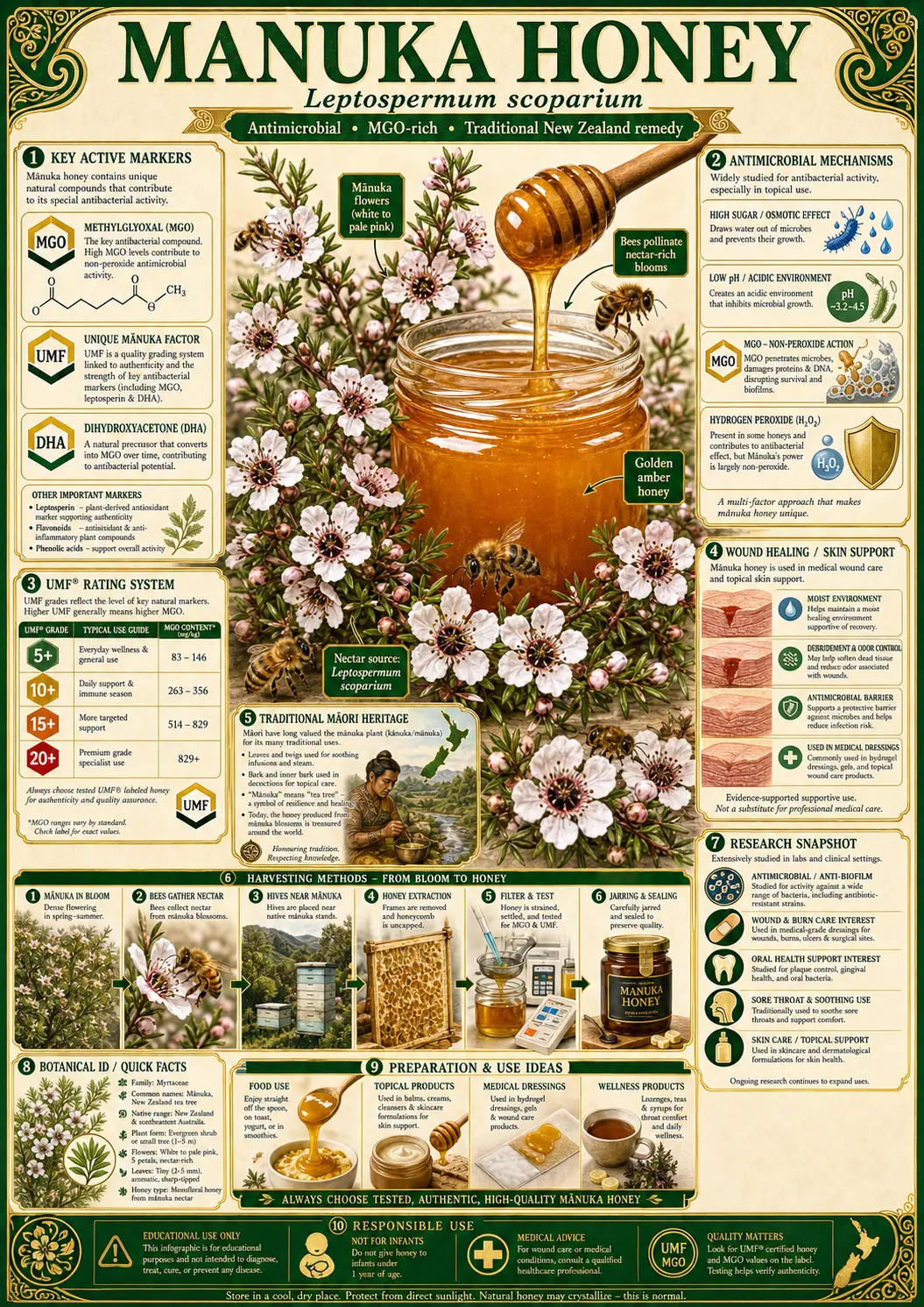 Manuka Honey (Leptospermum scoparium)