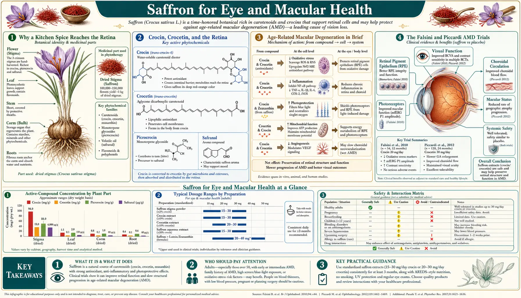Eye and Macular Health — scientific infographic poster
