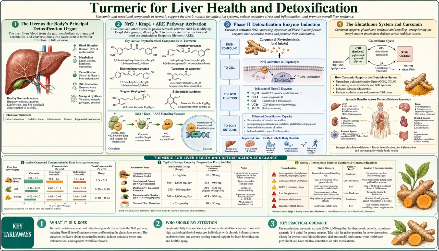 Liver Health and Detox — scientific infographic poster