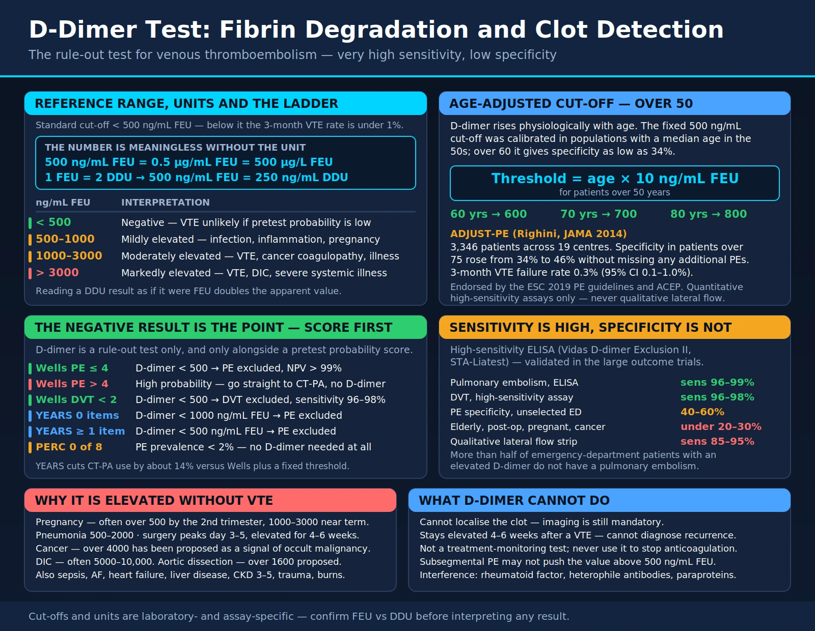 D Dimer — scientific infographic poster