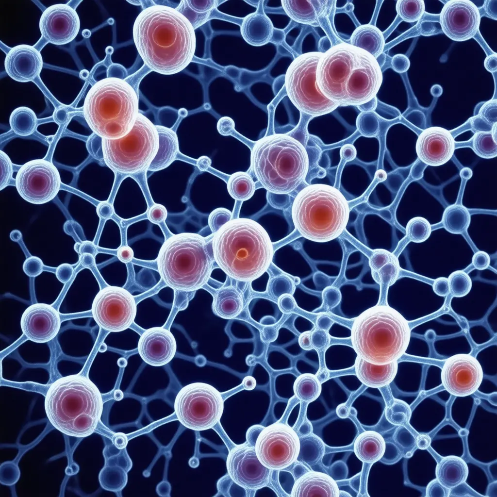 Microscopic view of biological markers measured in Iron Panel