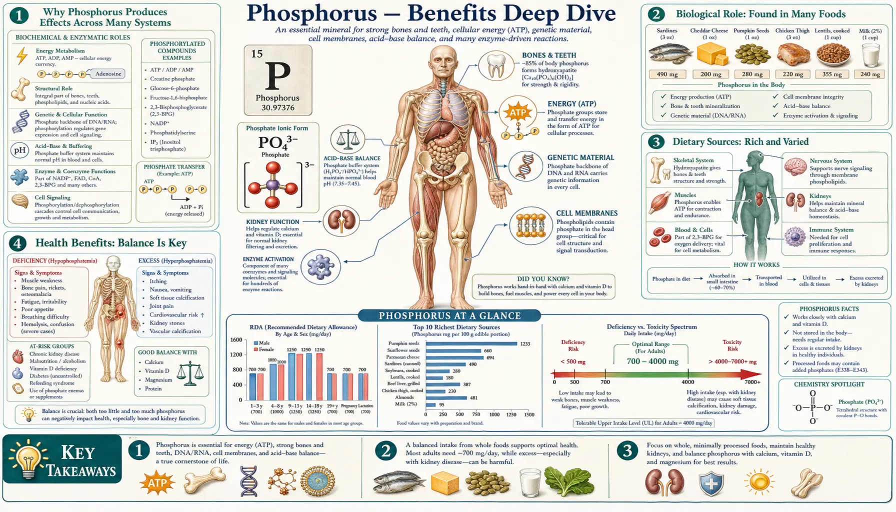 Benefits — scientific infographic poster