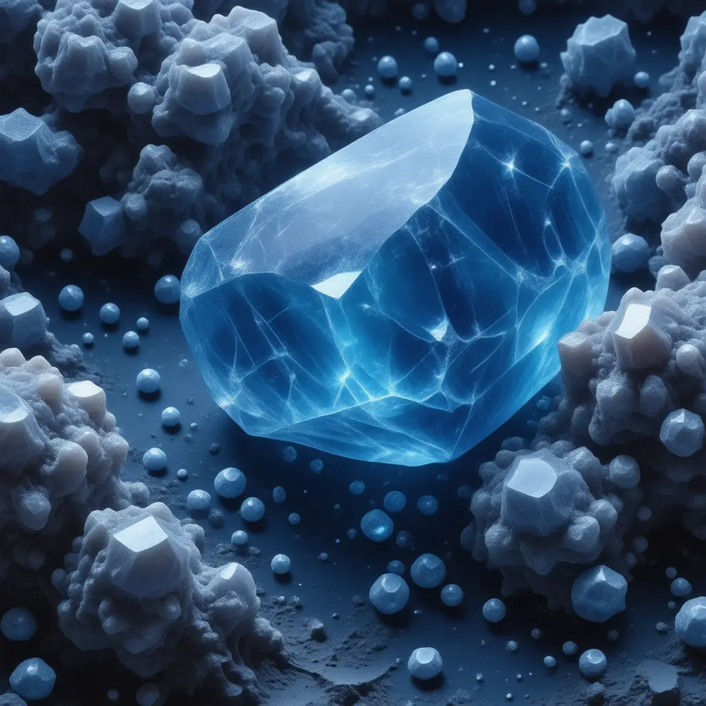 Atomic-scale visualization of mineral ions in cellular fluid