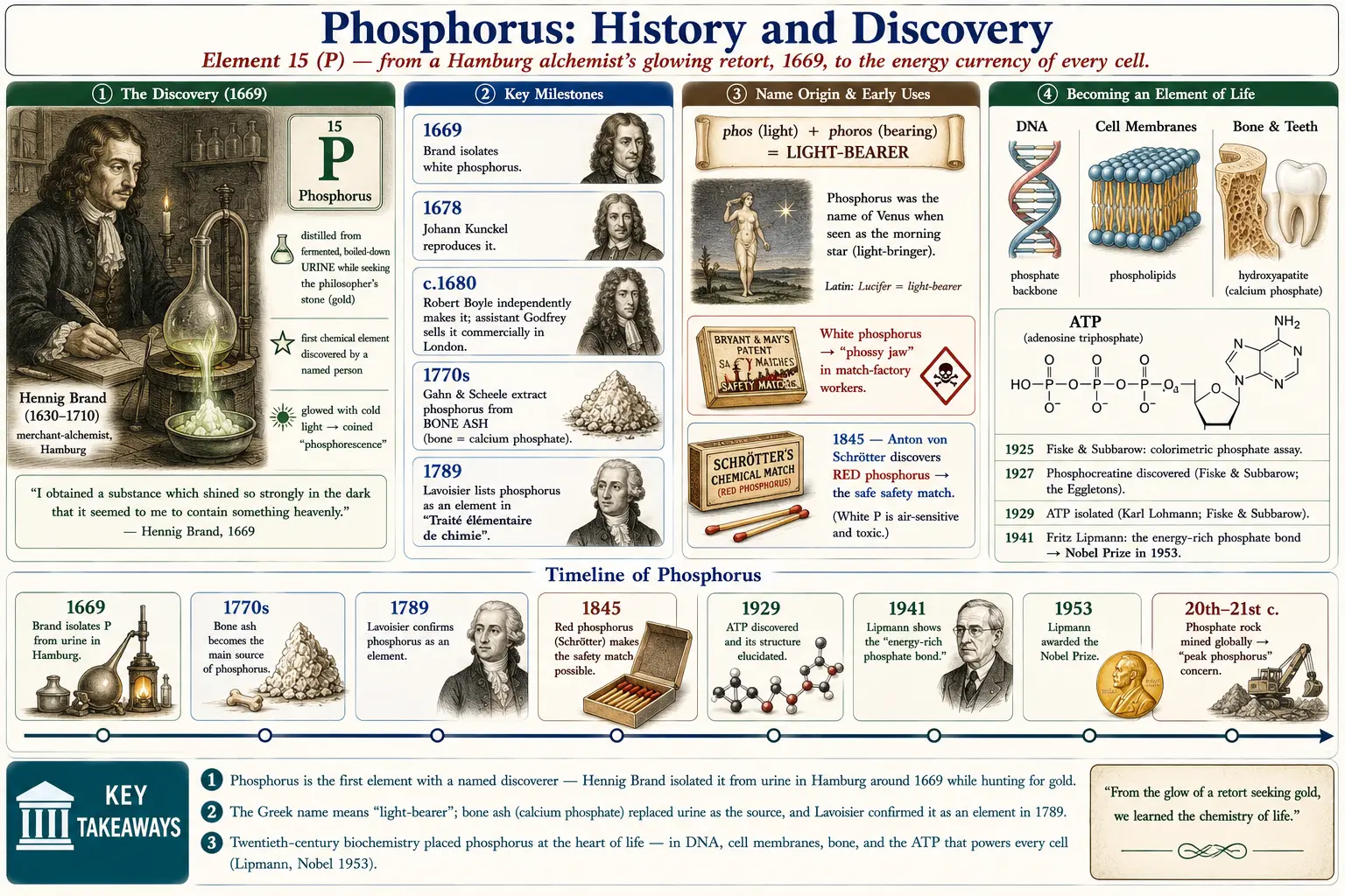 History — scientific infographic poster