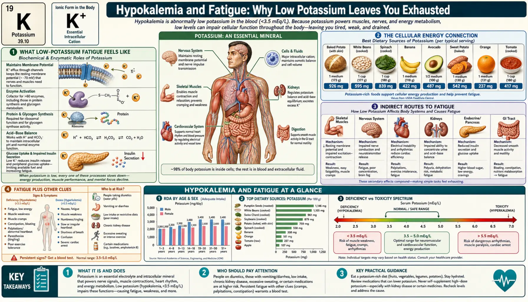 Fatigue — scientific infographic poster