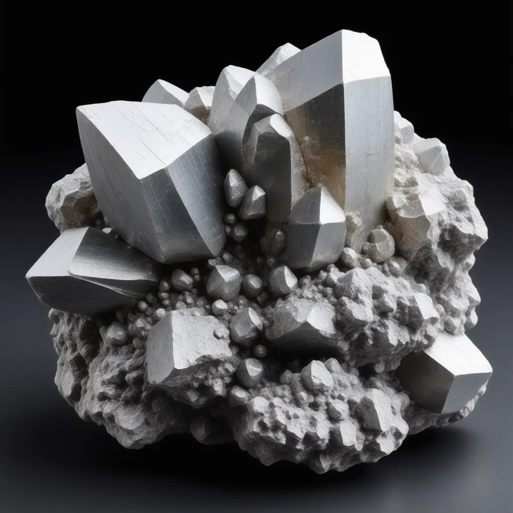 Raw quartz and silica-bearing mineral crystals