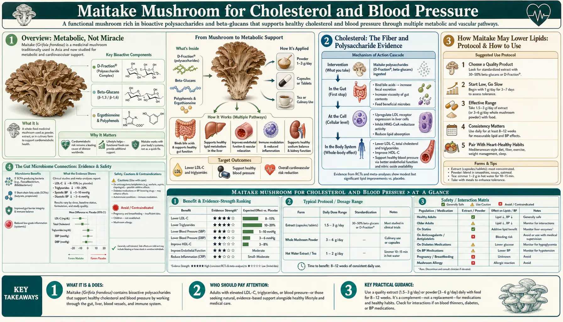 Cholesterol and Blood Pressure — scientific infographic poster