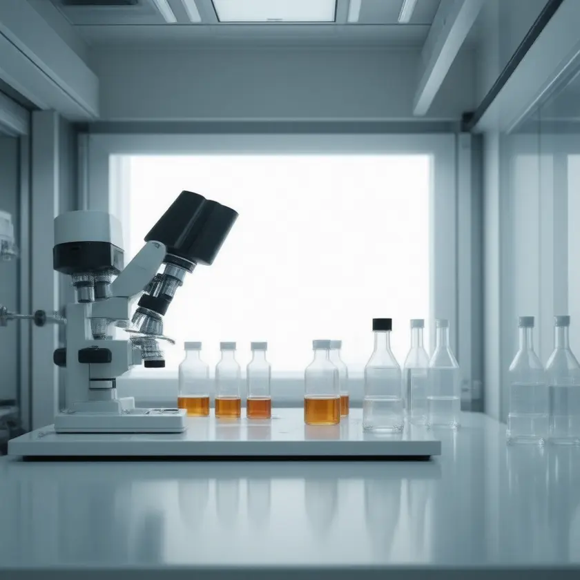 Editorial photography of a current health and medical research scene