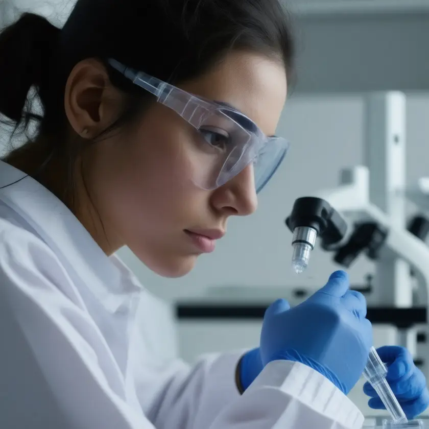 Editorial photography of a current health and medical research scene