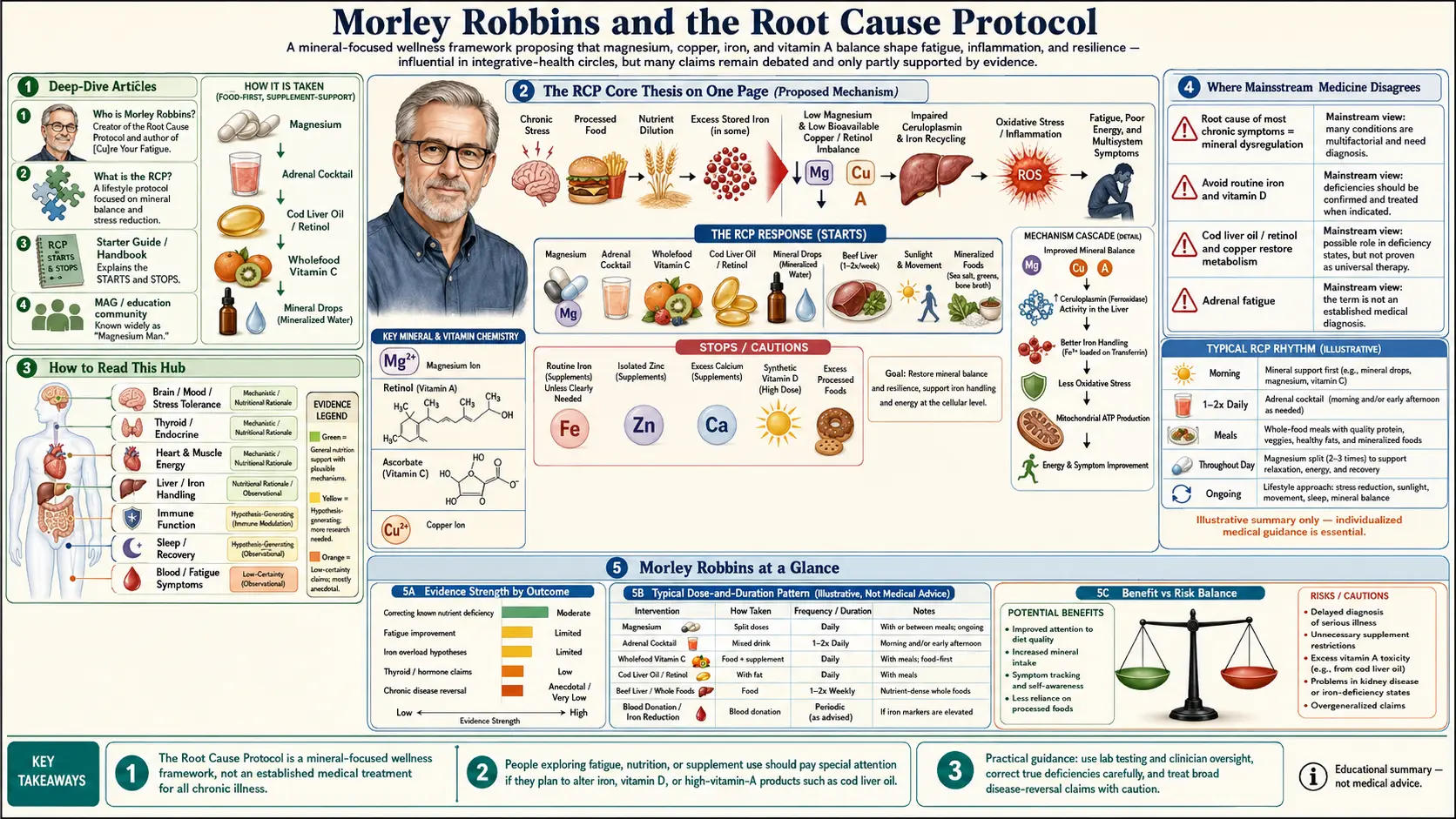Morley Robbins — scientific infographic poster